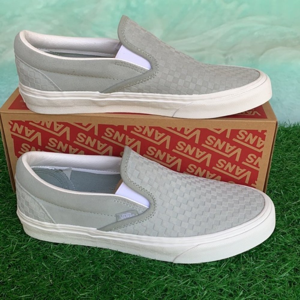 UNISEX VANS CLASSIC SLIP ON Embossmnichk Mrggrytrwht - Picture 2 of 14